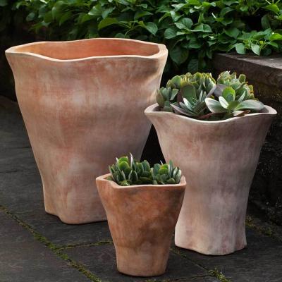 TERRACOTTA PLANTER FOXGLOVE TALL 19.75" X 21.75"